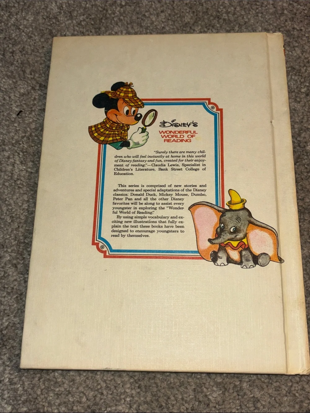 Walt Disney's Bambi Gets Lost Hardcover Vintage hardcover book